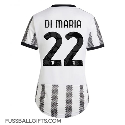 Juventus Angel Di Maria #22 Fußballbekleidung Heimtrikot Damen 2022-23 Kurzarm